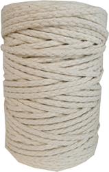 DekoArt DekoArt Macramékoord 6 mm 100 m Naturel