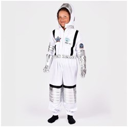 Den Goda Fen disfraz astronauta niño 110cm 4-5 años plata-blanco