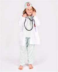 Den Goda Fen disfraz de doctor para niños 4-6 años - set de disfraces