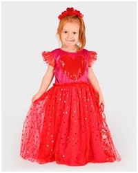Den Goda Fen vestido corazón y diadema set de disfraces para niños 98-104