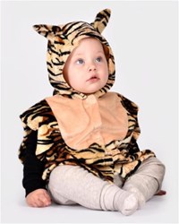 Den Goda Fen capa de disfraz de tigre mini con capucha 86-110 cm 1-4 años