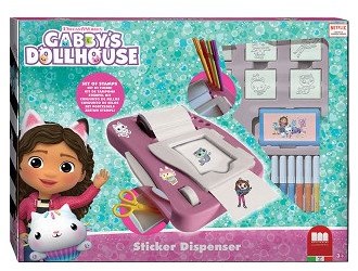 Multiprint Gabby's Casa de Muñecas Set Máquina de Pegatinas niños