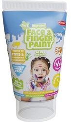 Pintura facial y de dedos niños blanca 65ml pintura segura