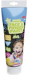 Pintura facial y de dedos negra 100ml juguete seguro para niños