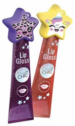 Clementoni brillo de labios estrella morado-amarillo Crazy Chic maquillaje infantil