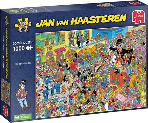 Jumbo puzzle Dia de Los Muertos - 1000 piezas puzzle de dibujos animados-2