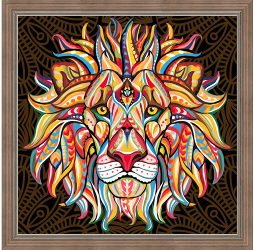 Diamond Painting Diamond Painting Lion Soul 40x40cm