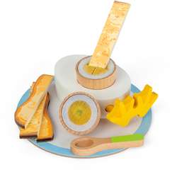Bigjigs juguete de madera set desayuno Dippy Egg para niños
