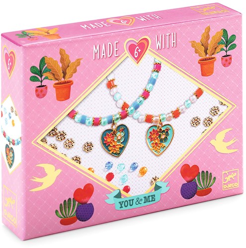 Djeco cuentas & joyas Heart Threading - set creativo de pulseras-3