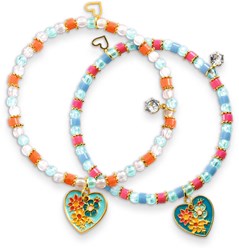 Djeco cuentas & joyas Heart Threading - set creativo de pulseras