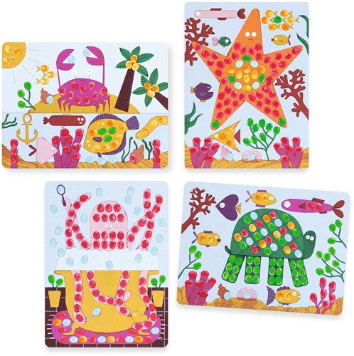Djeco juguete pintura con los dedos - set creativo para niños