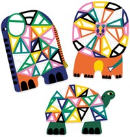 Djeco juguete collage África - manualidades creativas para niños