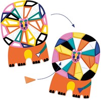 Djeco juguete collage África - manualidades creativas para niños-2