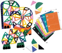 Djeco juguete collage África - manualidades creativas para niños-3