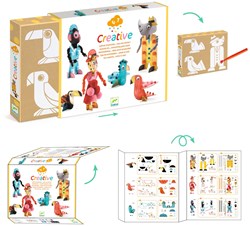 Djeco caja creativa juguete - multi actividades sabana