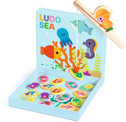 Djeco Ludo Sea - juego de mesa infantil - 4 juegos en 1-2