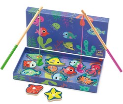 Djeco juego de pesca Fishing Colour - juguete magnético de madera FSC