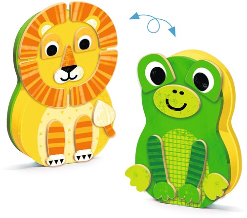 Djeco juguete magnético Zanimals - Animales de madera FSC 100%-3