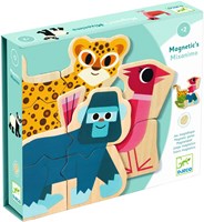 Djeco imanes de madera Mixanimo - juguete educativo FSC 100% animales-3