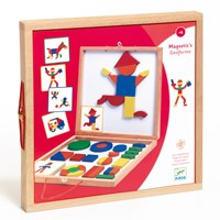 Djeco imanes de madera Geoform - juguete educativo FSC 100% para niños-3