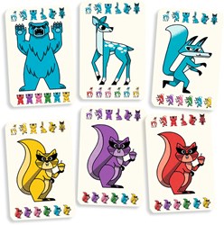 Djeco juego de cartas Mix Family - FSC MIX estrategia cuarteto