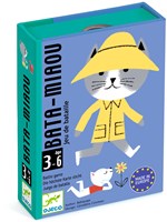 Djeco juego de cartas Bata - Miaou FSC MIX - Juego infantil de gatos-2