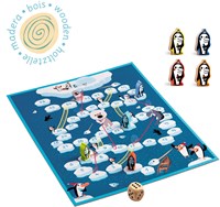 Djeco juego de mesa serpientes y escaleras FSC MIX clásico