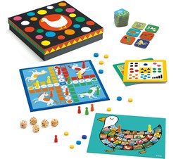 Djeco juego clásico Classic box 4+ - 12 juegos de mesa FSC MIX