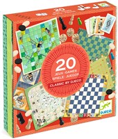 Djeco caja de juegos clásica - 20 juegos de mesa clásicos FSC MIX-2