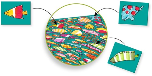 Djeco juego de pesca juego clásico infantil juguete madera FSC MIX-2