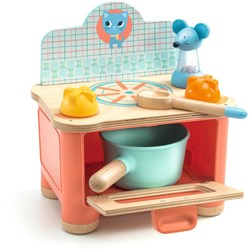 Djeco juguete de cocina Kitten cooker cocina de madera