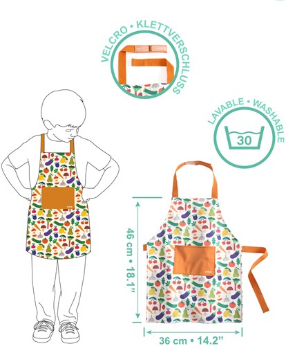 Djeco delantal jardinería - delantal infantil para juego creativo-3