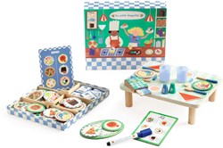 Djeco set restaurante de juguete - juego de rol para niños - madera FSC