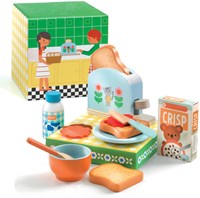 Djeco set de desayuno de madera - juguete de imitación - FSC 100%