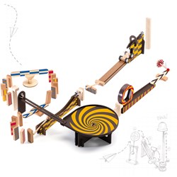 Djeco juguete de madera Zig & Go - Wroom - 45 piezas set de construcción FSC