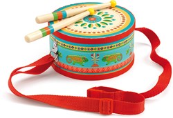 Djeco animambo tambor de mano - Instrumento musical de madera FSC para niños