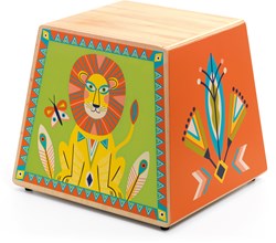 Djeco cajón de madera instrumento musical para niños animambo