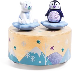 Djeco caja de música Ice park melody - juguete de madera FSC