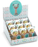 Djeco juguete para bebé sonajero BabyMaraki maraca de madera FSC-2
