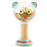 Djeco juguete para bebé sonajero BabyMaraki maraca de madera FSC