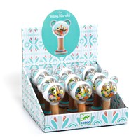 Djeco juguete para bebé sonajero BabyMaraki maraca de madera FSC-3