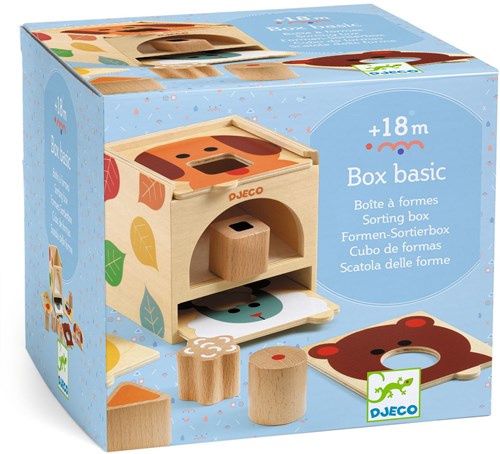 Djeco BoxBasic - caja de juguetes de madera FSC 100% sostenible-3