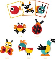 Djeco set de construcción animales Ze Geoanimo - juguete de madera FSC-3