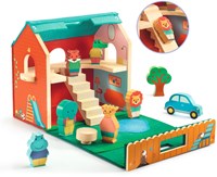 Djeco juguete para bebés SoftiHouse casita suave y colorida