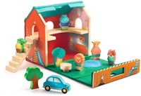 Djeco juguete para bebés SoftiHouse casita suave y colorida-2
