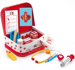 Djeco maletín de doctor Bobodoudou - juguete infantil FSC 100%