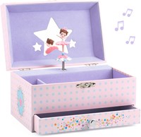 Djeco caja de música bailarina - joyero rosa lila
