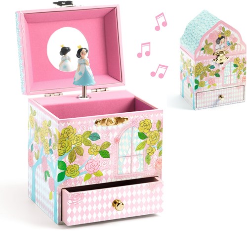 Djeco caja de música palacio encantado joyero habitación infantil