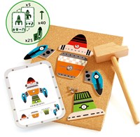 Djeco juego de martillo Tap tap Space - juguete de madera FSC 100%-2