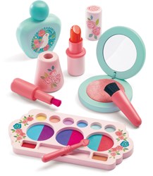 Djeco Set de Maquillaje de Juguete - Set de Maquillaje de Madera para Niños - Bird